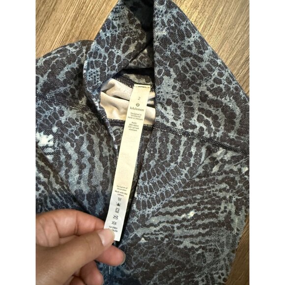 Lululemon Womens Align Pant 28” in Indigo Lace Starlight Multi Size 2 Athleisure - Picture 6 of 9